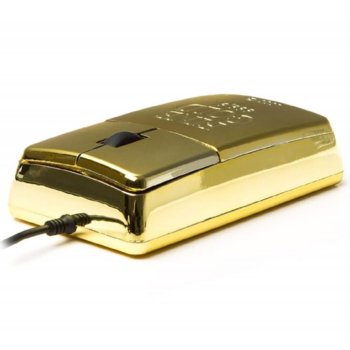 SATZUMA Gold Bar Mouse, оптична (800dpi), USB