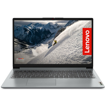 Лаптоп Lenovo IdeaPad 1 15AMN7 (82VG00PVBM)(сив), четириядрен AMD Ryzen 3 7320U 2.4/4.1GHz, 15.6" (39.62 cm) Full HD TN Anti-Glare Display, (HDMI), 16GB LPDDR5, 512GB SSD, 1x USB 3.2 Gen 1 Type-C, No OS | JAR Computers Lenovo IdeaPad 1 15AMN7 82VG00PVBM