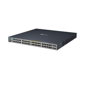 Суич HP E3500-48-PoE (J9473A), 44 ports 100Mbps, 4 ports SFP/1000 Mbps | JAR Computers HP E3500-48-PoE Switch
