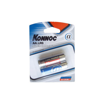 Батерии 2 x Konnoc Alkaline LR06 AA, 1.5V