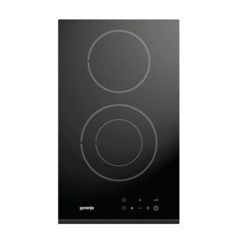 Стъклокерамичен плот GORENJE ECT 331 CSC, 2900 W, Сензорно управление, 2 нагревателни зони, BoilControl, ChildLock, Индикатор за остатъчна топлина, Таймер, черен | JAR Computers GORENJE ECT 331 CSC