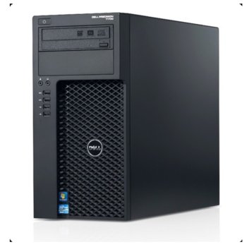 Настолен компютър Dell Precision T1700 MT, четириядрен Intel Xeon E3-1246 v3 3.50GHz, 16GB DDR3 1600MHz, 500GB HDD, AMD FirePro V4900 1GB, DVD+/-RW, клавиатура & мишка, Windows 7 Pro | JAR Computers Dell Precision T1700 MT, Intel Xeon E3-1246 v3