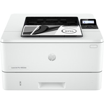 Лазерен принтер HP LaserJet Pro 4002dw, монохромен, 1200 x 1200 dpi, 40 стр/мин, LAN, Wi-Fi, USB, A4 | JAR Computers HP LaserJet Pro 4002dw Printer