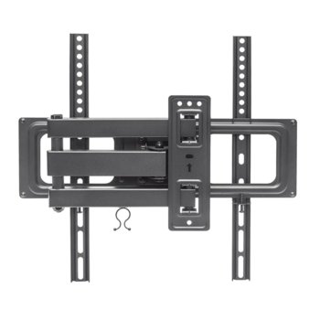 Стойка за телевизор Manhattan 461320, за стена, за екрани 32"-55", VESA до 400x400, до 35 кг, черен | JAR Computers Manhattan 461320