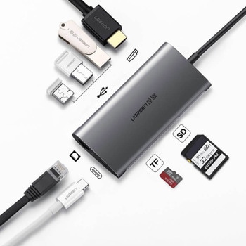 Ugreen 8-in-1 USB-C Hub 4K 30Hz 50538