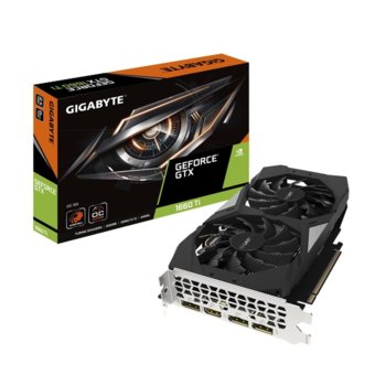 Видео карта Nvidia GeForce GTX 1660 Ti, 6GB, Gigabyte OC, PCI-E, GDDR6, 192-bit, DisplayPort, HDMI | JAR Computers Gigabyte GTX 1660 Ti OC 6GB