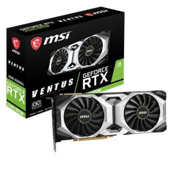 Видео карта Nvidia GeForce RTX 2080 Super, 8GB, MSI RTX2080 SUPER VENTUS OC, PCI-E 3.0, GDDR6, 256 bit, 3x Display Port, 1x HDMI | JAR Computers MSI RTX2080 SUPER VENTUS OC