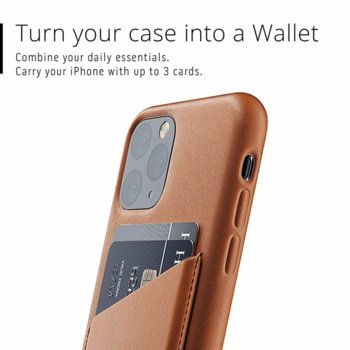 Mujjo Wallet iPhone 11 Pro brown MUJJO-CL-002-TN