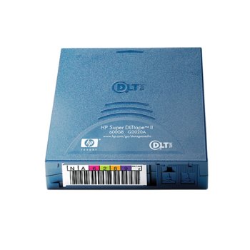 Aрхивиращo устройствo, HP Q2020A, SDLT, 12.7 mm/630 m, 600GB | JAR Computers HP Super DLT II 600GB Data Cartridge