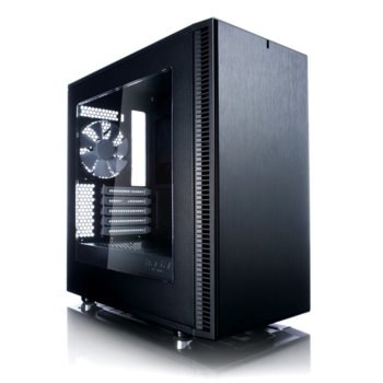 Кутия Fractal Design Define Mini C, Micro ATX/ITX, 2x USB 3.0, прозорец, черна, без захранване | JAR Computers Fractal Design Define Mini C Window No PSU