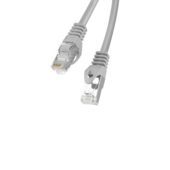 Пач кабел Lanberg PCF6-10CC-0300-S, F/UTP, cat.6, 3м, сив | JAR Computers Lanberg patch cord CAT.6 FTP 3m, grey