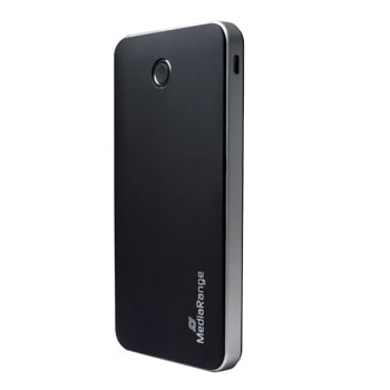 Външна батерия MediaRange, 10.000mAh, черен, USB-C/ micro USB | JAR Computers MediaRange 10.000mAh MR753