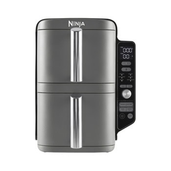 Фритюрник с горещ въздух Ninja DoubleStack XL, 9.5 л. вместимост, 6 програми, 2 кошници, 2470W | JAR Computers Ninja DoubleStack XL SL400EU