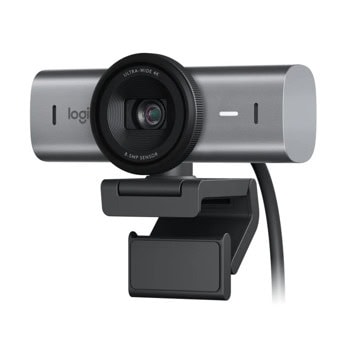 Уеб камера Logitech MX Brio 705, микрофон, Ultra HD (4096x2160@30fps), автоматичен фокус, предпазител за поверителност, USB-C | JAR Computers Уеб камера Logitech MX Brio 705 960-001530