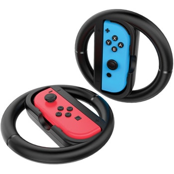 Волани Venom Racing Wheels, за Nintendo Switch, 2 броя, черни | JAR Computers Venom Racing Wheels VS4794