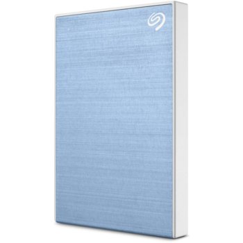 Твърд диск 1TB Seagate Backup Plus Slim (светло син), външен, 2.5" (6.35 cm), USB 3.0 | JAR Computers 1 TB Seagate Backup Plus Slim Blue STHN1000402