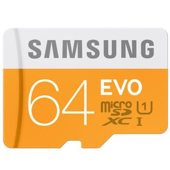 64GB Samsung MicroSD card EVO series