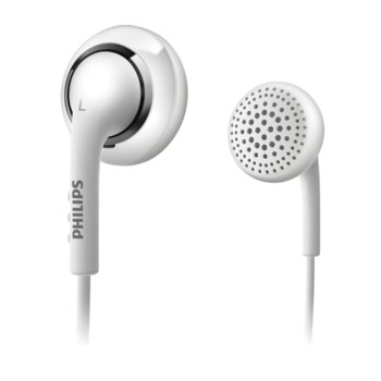 Слушалки Philips SHE2661 бели тип "тапи"