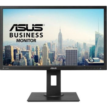 Монитор ASUS BE249QLBH (90LM01V1), 23.8" (60.48 cm), IPS панел, Full HD, 5ms, 100000000:1, 250cd/m2, DisplayPort, HDMI, DVI, VGA | JAR Computers A Full HD, DisplayPort HDMI DVI-D D-Sub USB 3.0