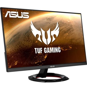 Монитор Asus TUF Gaming VG249Q1R, 23.8" (60.45 cm) IPS панел, 165Hz, Full HD, 1ms, 1000:1, DisplayPort, HDMI | JAR Computers Asus TUF-Gaming-VG249Q1R