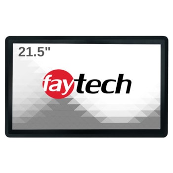 Индустриален монитор Faytech 1010502314 FT215TMCAPOB, 21.5" (54.61 cm) Full HD LED Capacitive multi-touch панел, HDMI, DisplayPort, VGA | JAR Computers Faytech 1010502314 FT215TMCAPOB