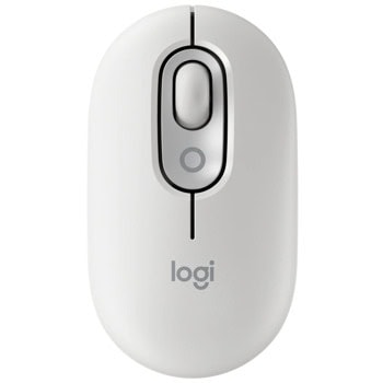 Мишка Logitech POP Mouse, оптична (4000 dpi), безжична, Bluetooth, бяла | JAR Computers Logitech POP Mouse Off-white 910-007411