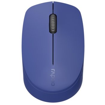 Мишка Rapoo M100 Silent, безжична (Bluetooth 4.0), оптична(1300dpi), USB, синя image