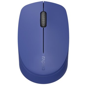 Мишка Rapoo M100 Silent, безжична (Bluetooth 4.0), оптична(1300dpi), USB, синя | JAR Computers Rapoo M100 Silent Blue