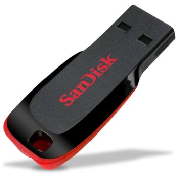 Памет 16GB USB Flash Drive, SanDisk Cruzer Blade, USB 2.0, черна | JAR Computers SanDisk Cruzer Blade 16GB USB 2.0