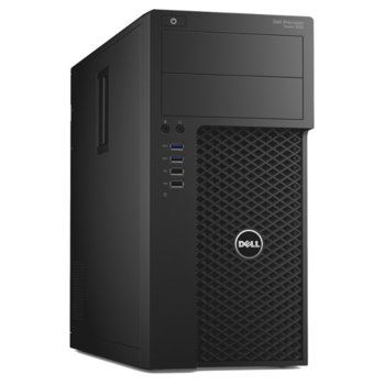 Работна станция Dell Precision Tower 3620 MT (N025T3620MT_EDB_SPL_1), четири-ядрен Skylake Intel Core i7-6700 3.4/4GHz, AMD FirePro W2100 2GB, 4GB DDR4 RAM, 500GB HDD 7200rpm, 6x USB3.0, клавиатура и мишка, Windows 7 Pro, 9.1kg | JAR Computers Dell Precision Tower3620 MT N025T3620MT_EDB_SPL_1