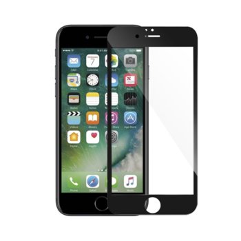 Протектор от закалено стъкло /Tempered Glass/ за iPhone 7/8 Plus, Черен, дебелина 0.3mm | JAR Computers DF52599 Протектор за iPhone 7/8 Plus