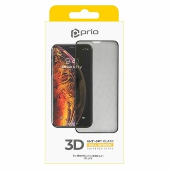 Prio 3D Anti-Spy Full Screen Curved Tempered Glass