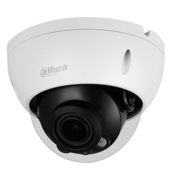 IP камера Dahua IPC-HDBW3241R-ZAS-27135, Куполнa камерa, 2 МPix (1080P(1920x1080/25FPS)), обектив 2.7mm/F1.5, Video compression H.265/H.264/H.264H/H.264B/MJPEG, IR осветеност (до 40m), Степен на защита IK10, PoE (802.3af), RJ-45 | JAR Computers Dahua IPC-HDBW3241R-ZAS-27135