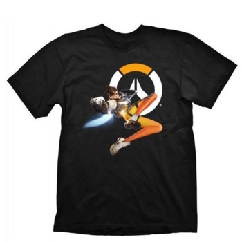 Тениска Gaya Entertainment Overwatch Tracer, размер XXL, черна | JAR Computers Gaya Entertainment Overwatch Tracer XXL