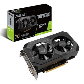 Видео карта Nvidia GeForce GTX 1650, 4GB, Asus TUF Gaming, PCI-E 3.0, GDDR6, 128-bit, DisplayPort, HDMI, DVI | JAR Computers Asus TUF Gaming GeForce GTX 1650 4GB GDDR6