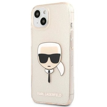 Karl Lagerfeld Glitter Karl Head Silicone Case