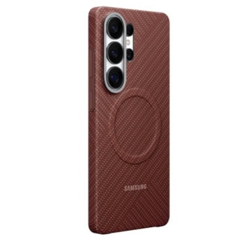 Samsung S26 Ultra Carbon Magnet Case Coral Red