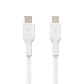 Кабел Belkin Boost Charge (CAB003bt2MWH), от USB C(м) към USB C(м), 2m, бял | JAR Computers Belkin Boost Charge CAB003bt2MWH