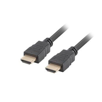 Кабел Lanberg CA-HDMI-11CC-0030-BK, HDMI(м) към HDMI(м), V1.4, 3m, черен | JAR Computers Lanberg CA-HDMI-11CC-0030-BK