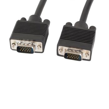Кабел Lanberg Lanberg CA-VGAC-10CC-0018-B, VGA(м) към VGA(м) 1.8m, черен | JAR Computers Lanberg CA-VGAC-10CC-0018-B