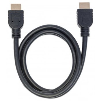 Кабел Manhattan 353922, от HDMI(м) към HDMI(м), 1m, черен | JAR Computers Manhattan 353922 HDMI(м) към HDMI(м) 1m