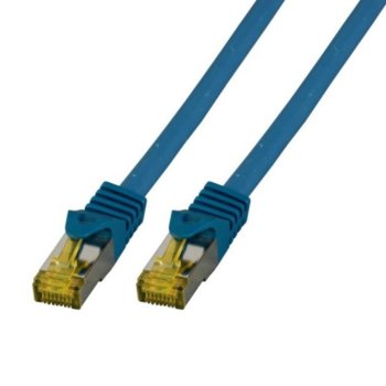 Пач кабел Cat.6A 1m SFTP сини