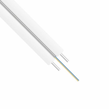 Оптичен кабел DeTech, FTTH, 2х влакна, 2000м, Indoor, бял image