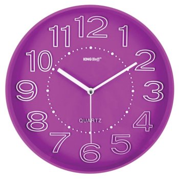 Часовник KingHoff KH-1020, аналогово указание, розов image