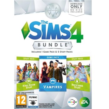 Игра The Sims 4 Bundle Pack 7 - Vampires, Kids Room Stuff, Backyard Stuff, за PC | JAR Computers The Sims 4 Bundle Pack 7 (PC)