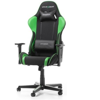 Геймърски стол DXRacer Formula OH/FH11/NE, черен/зелен | JAR Computers DXRacer FORMULA OH/FH11/NE