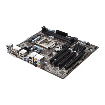 Дънна платка ASRock Z77M, Z77, LGA1155, DDR3, 2xPCI-E (CF) (HDMI & DVI), THX TruStudio™ SB7.1, Lan1000, 2xSATA 6Gb/s RAID 0,1,5,10, 2xUSB3.0, mATX | JAR Computers ASRock Z77M LGA1155 DDR3 mATX