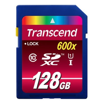 128GB SDXC UHS-I Card Transcend, Class 10