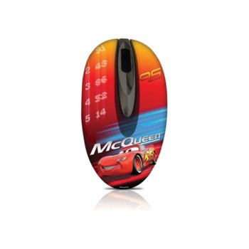 Мишка Disney "Cars", жична, 1000dpi, оптична, USB | JAR Computers Disney "Cars" DSY-MM230