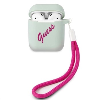 Защитен калъф Guess Vintage Silicone за Apple Airpods / Apple Airpods 2, син | JAR Computers Guess Vintage Silicone GUACA2LSVSBF
